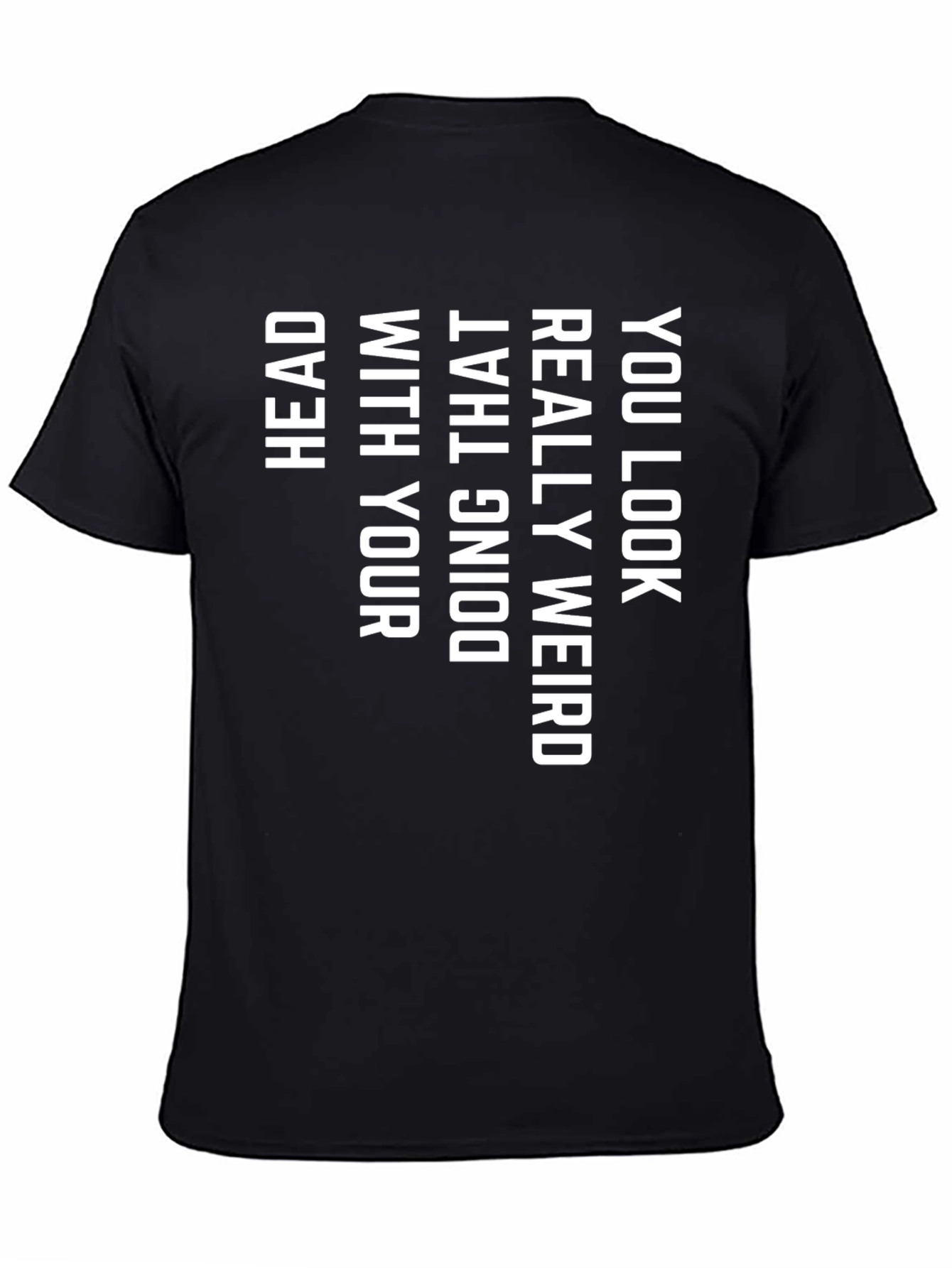 Funny Weird Graphic Print Tee