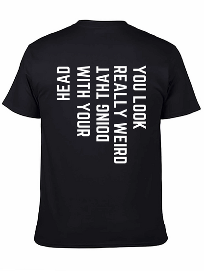 Funny Weird Graphic Print Tee