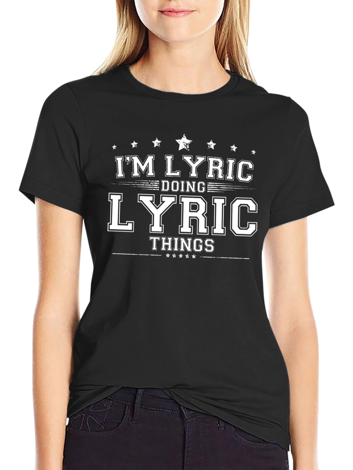 Im Lyric Doing Lyric Things - Funny Personalized T-Shirt
