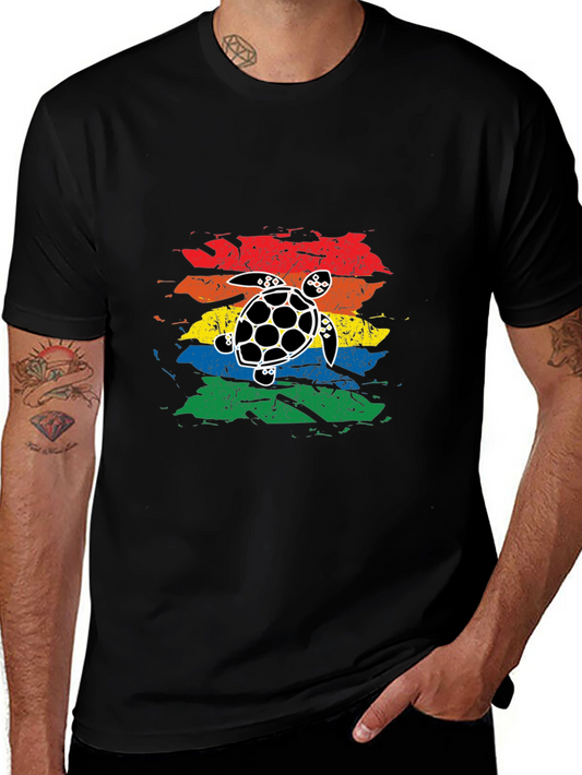 Retro Turtle Graphic T-Shirt