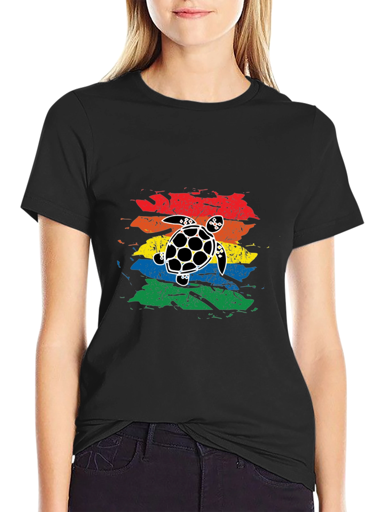 Retro Turtle Graphic T-Shirt