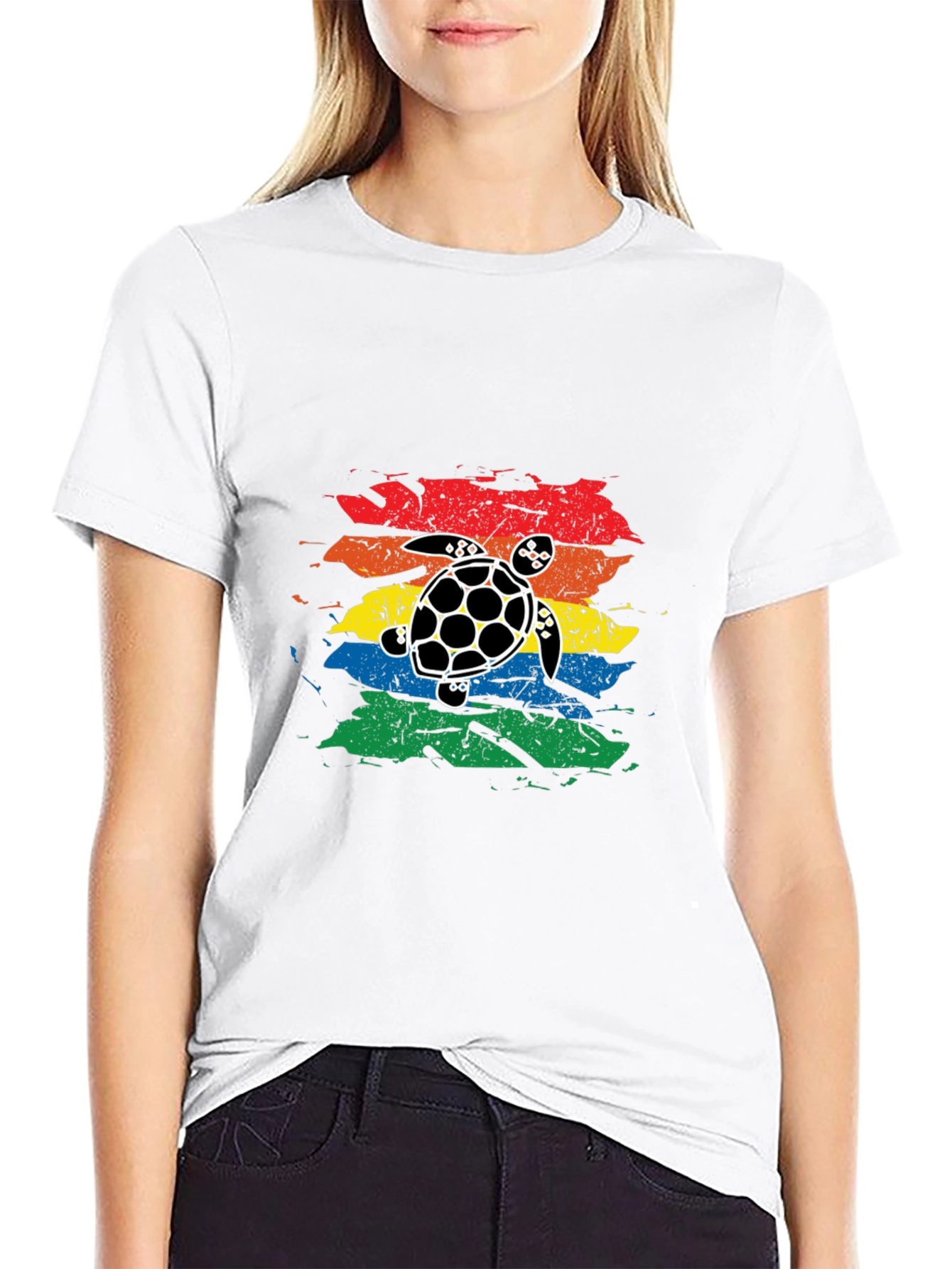 Retro Turtle Graphic T-Shirt