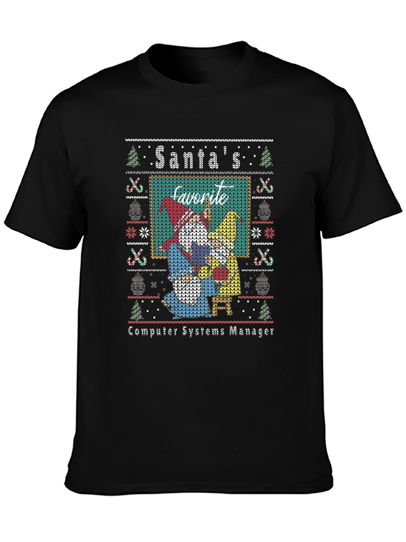 Santas Favorite Computer Systems Manager T-Shirt