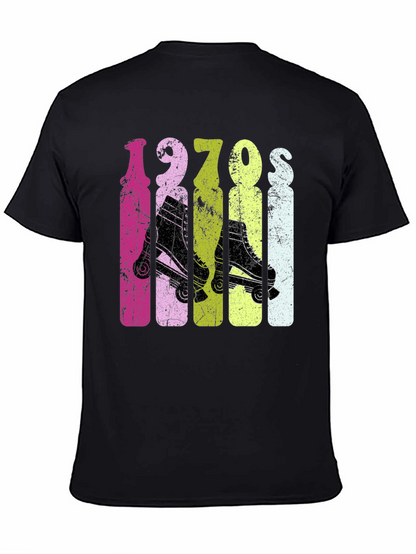 Retro 1970s Roller Skate T-Shirt
