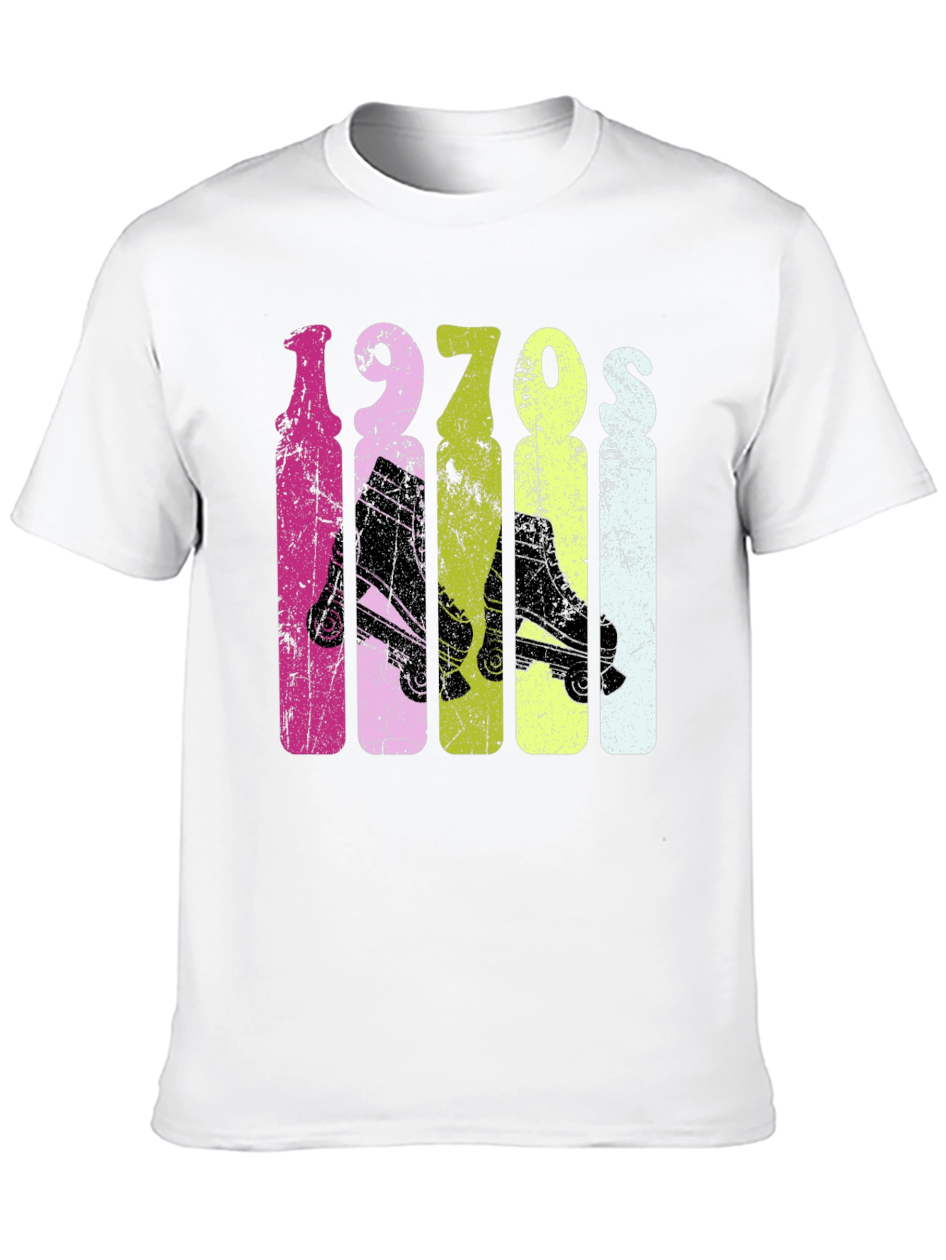 Retro 1970s Roller Skate T-Shirt