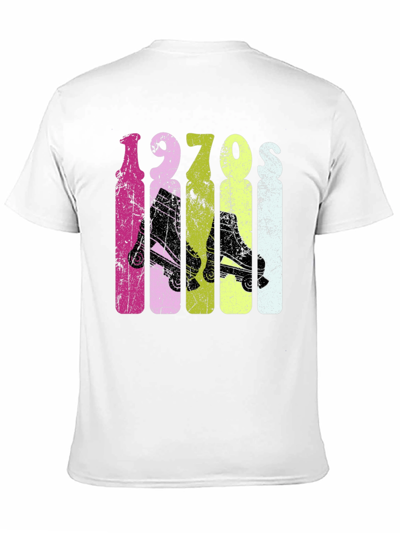 Retro 1970s Roller Skate T-Shirt