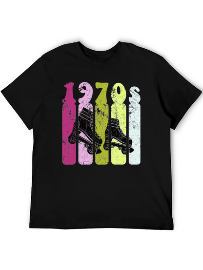 Retro 1970s Roller Skate T-Shirt