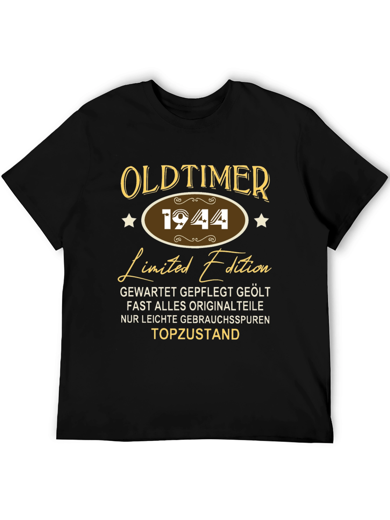 Oldtimer 1944 Limited Edition Black T-Shirt