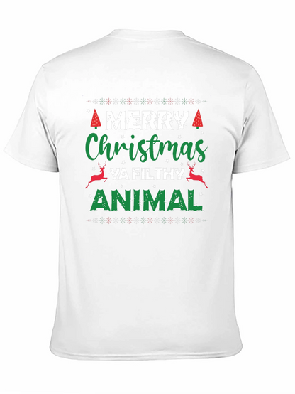 Merry Christmas Ya Filthy Animal T-Shirt