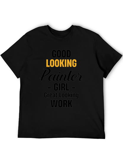 Good Looking Painter Girl Graphic T-Shirt