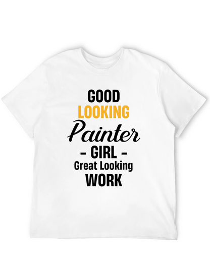 Good Looking Painter Girl Graphic T-Shirt
