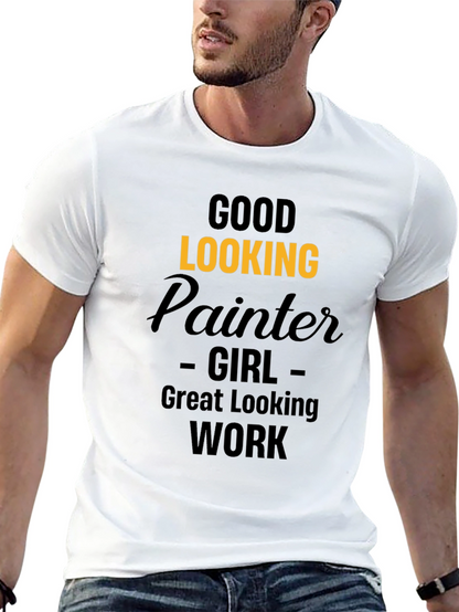 Good Looking Painter Girl Graphic T-Shirt