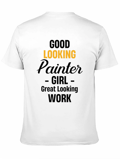 Good Looking Painter Girl Graphic T-Shirt
