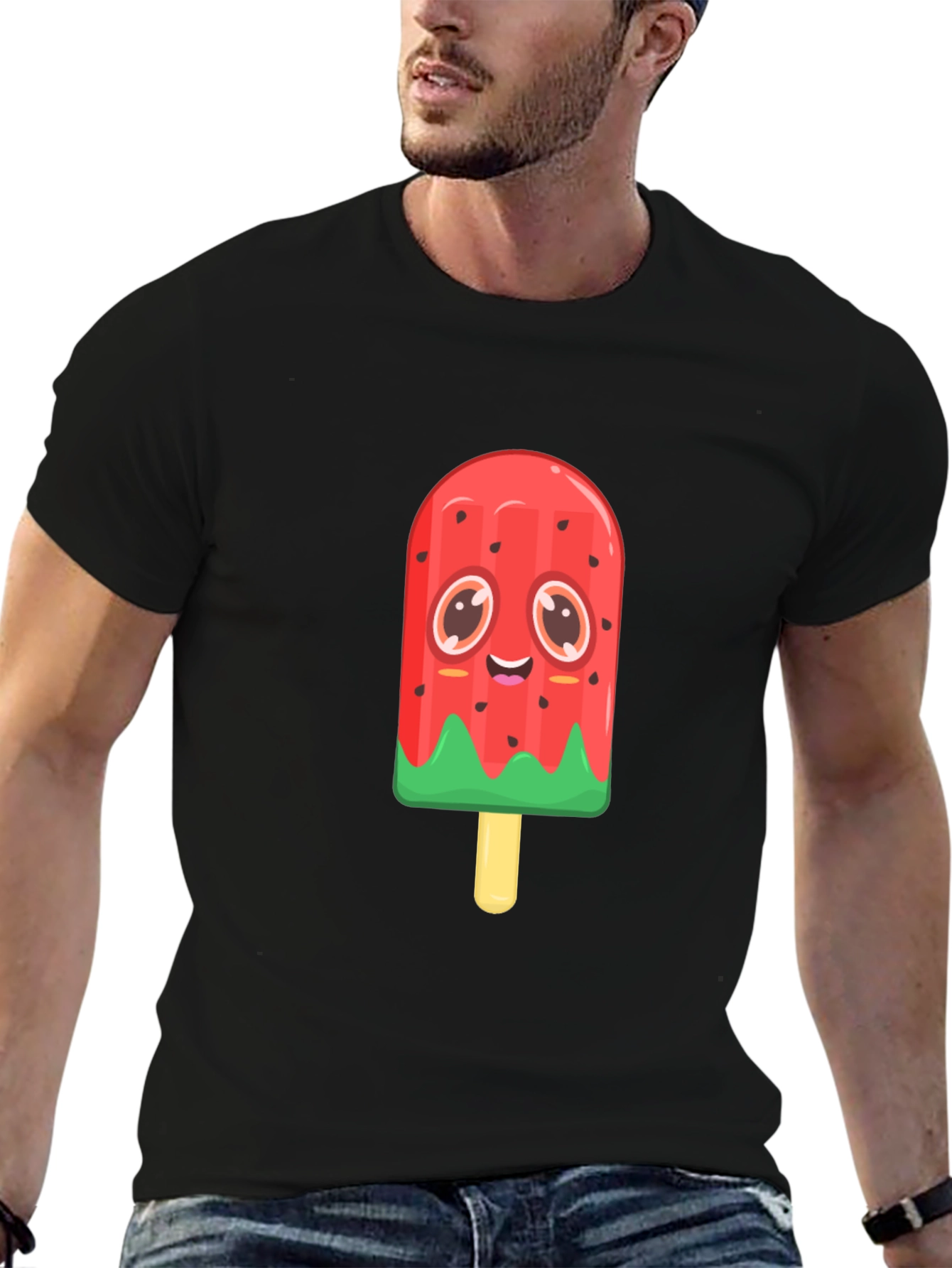 Cute Watermelon Popsicle Graphic Tee