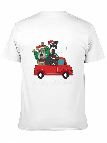 Christmas Schnauzer Truck Tee