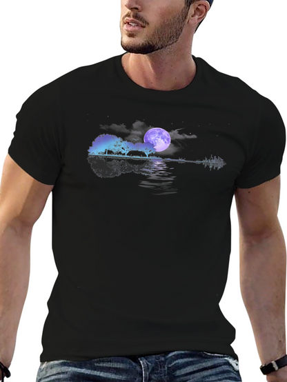 Guitar Landscape Graphic Tee