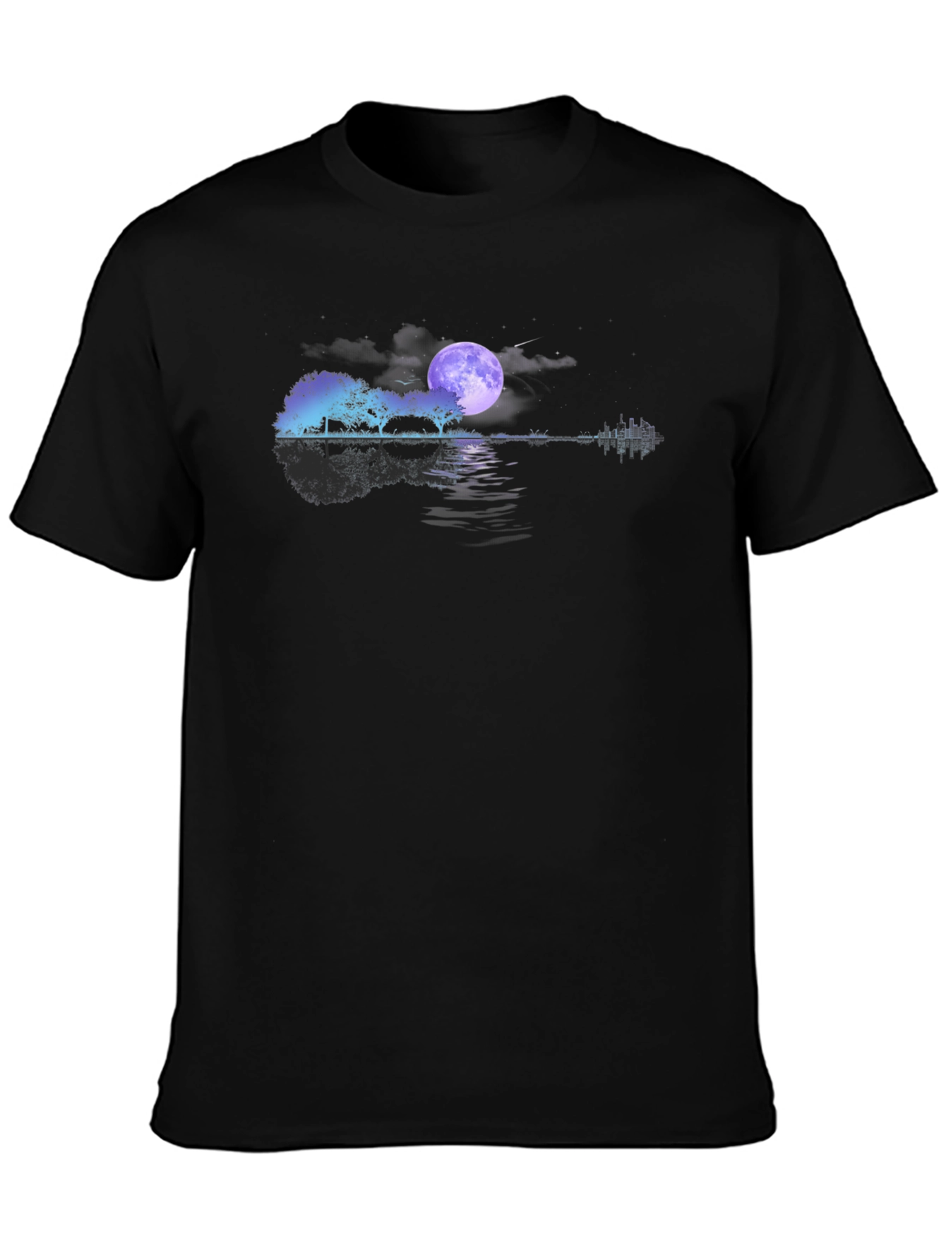 Guitar Landscape Graphic Tee
