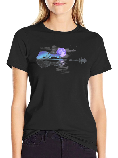 Guitar Landscape Graphic Tee