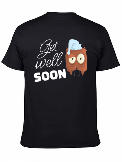 Get Well Soon Owl Graphic T-Shirt