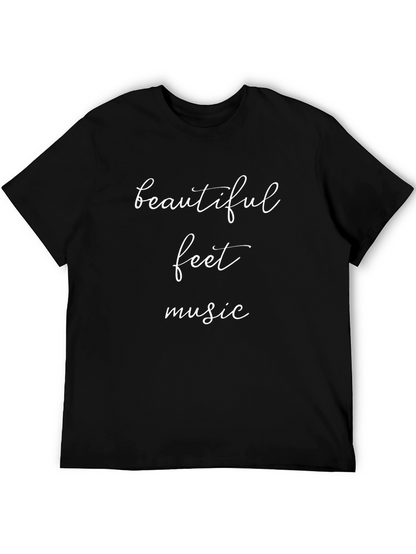 Beautiful Feet Music T-Shirt - Stylish Black Tee