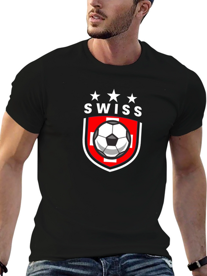 Swiss Soccer Pride T-Shirt - Black