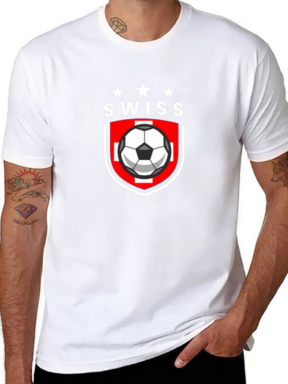Swiss Soccer Pride T-Shirt - Black