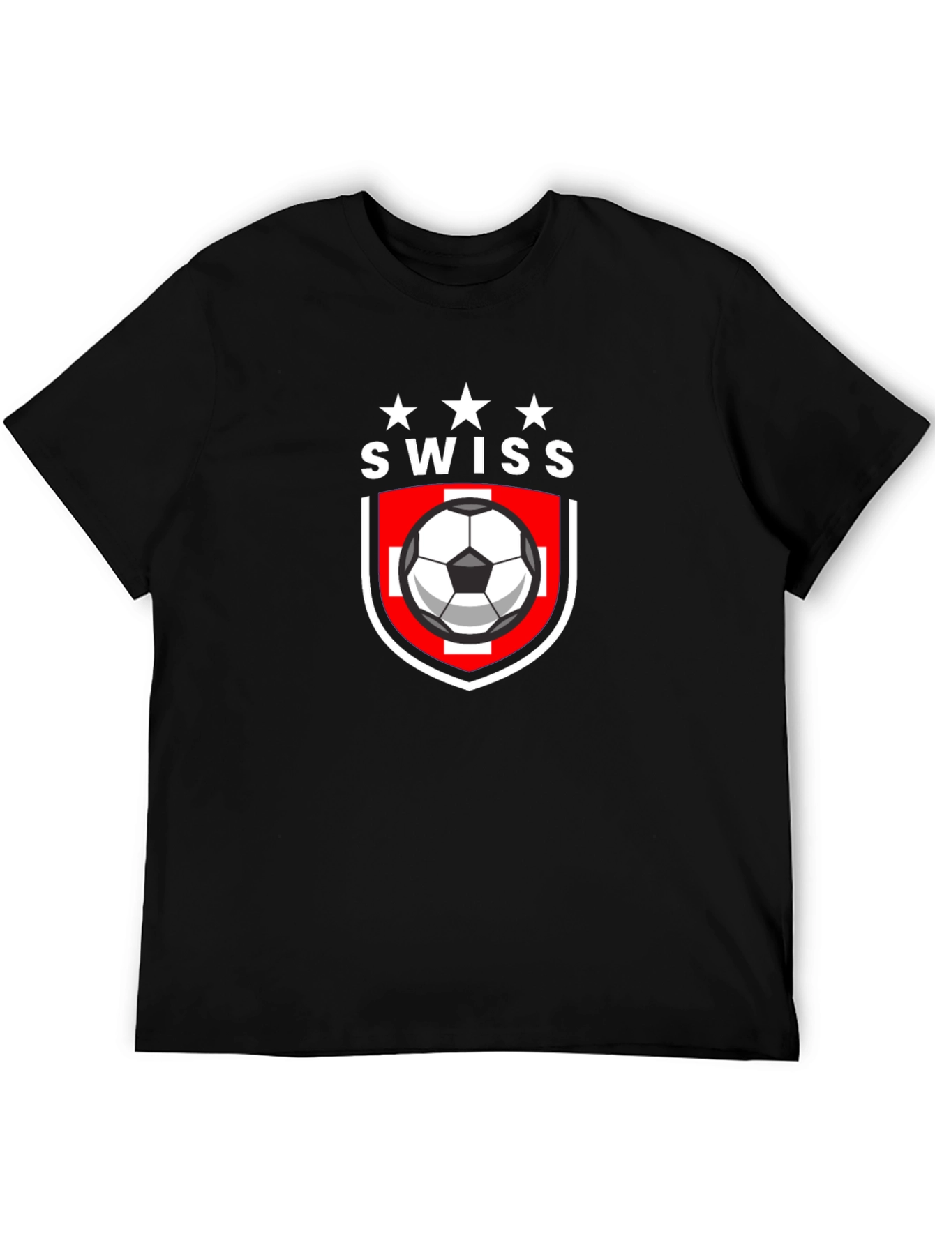 Swiss Soccer Pride T-Shirt - Black