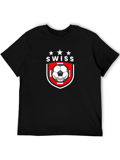 Swiss Soccer Pride T-Shirt - Black
