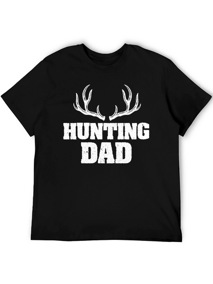 Hunting Dad T-Shirt - Antler Design - Perfect Gift