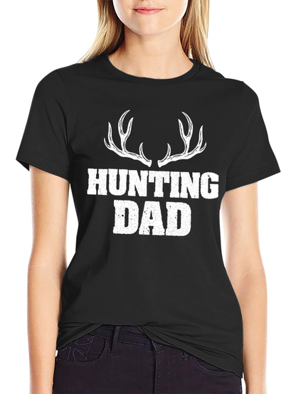 Hunting Dad T-Shirt - Antler Design - Perfect Gift