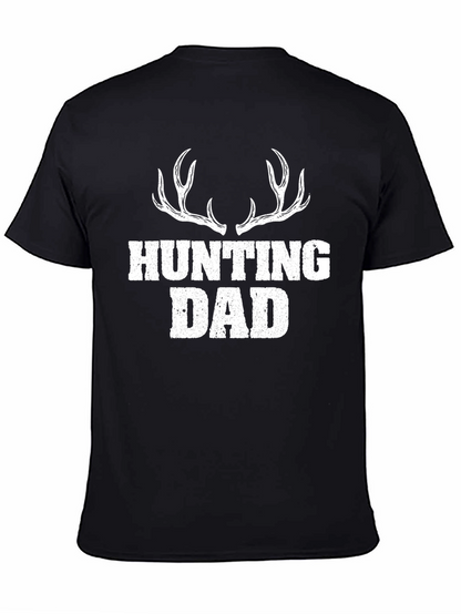 Hunting Dad T-Shirt - Antler Design - Perfect Gift