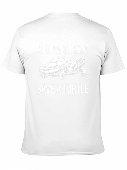 Skip a Straw Save a Turtle Graphic Tee