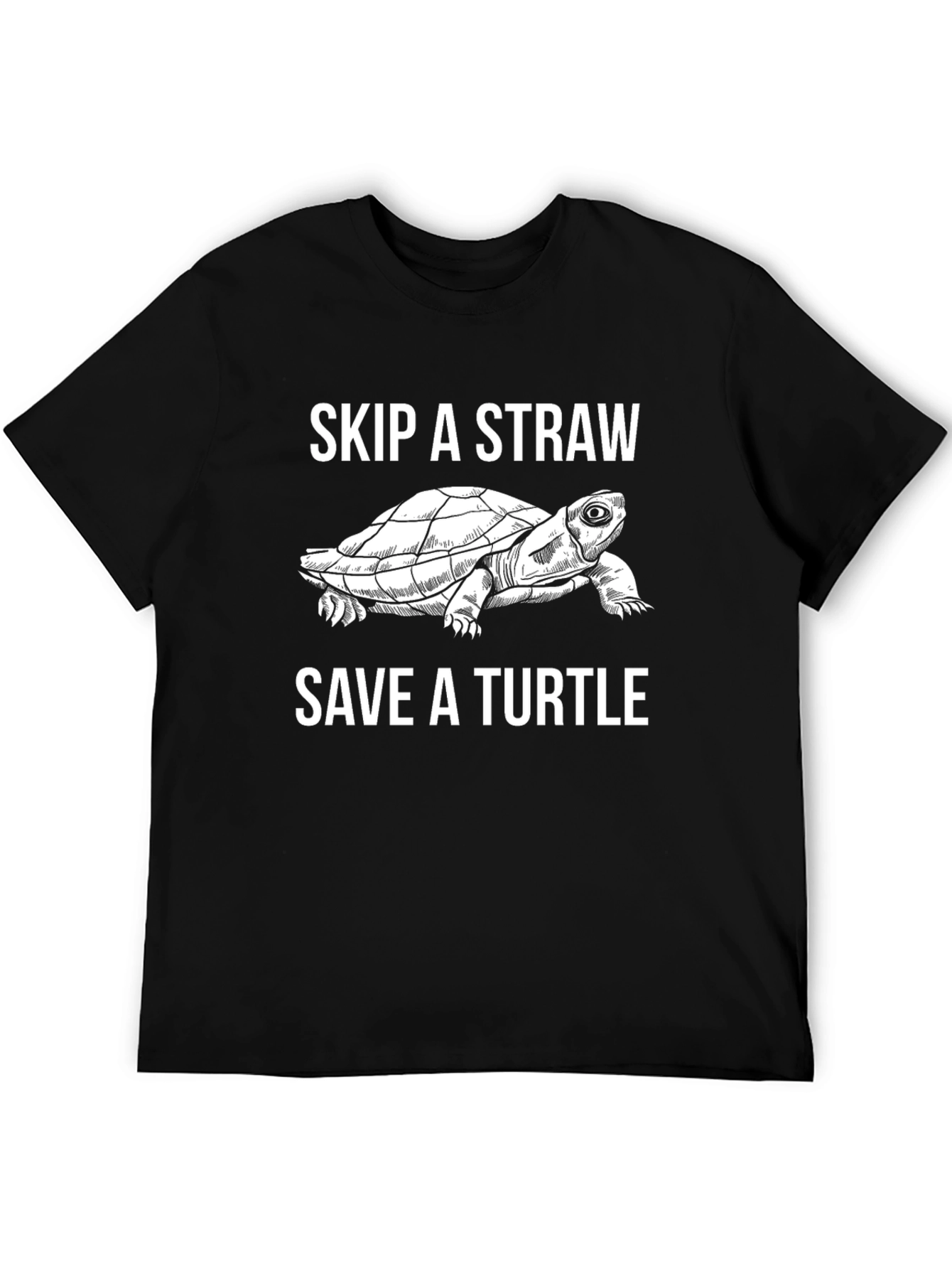 Skip a Straw Save a Turtle Graphic Tee
