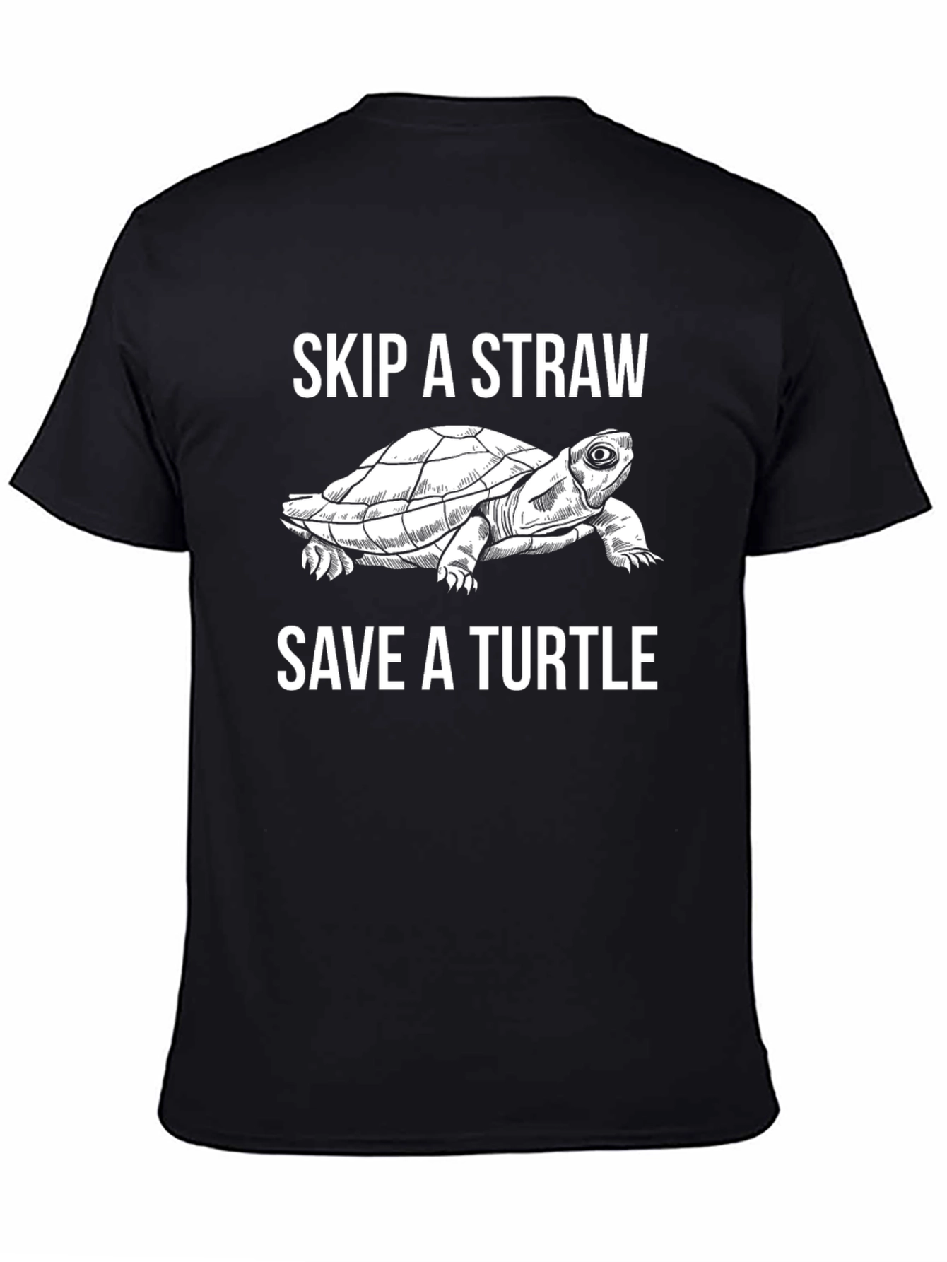 Skip a Straw Save a Turtle Graphic Tee