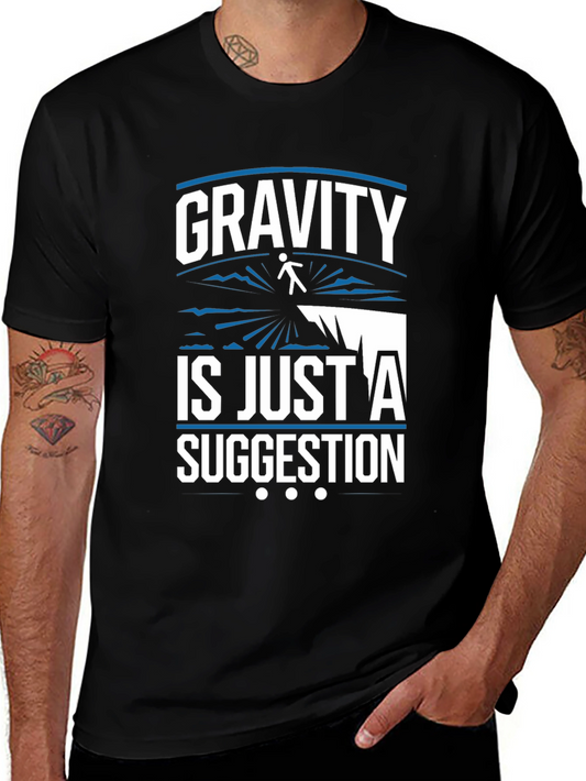 Gravity Suggestion Graphic Tee - Black