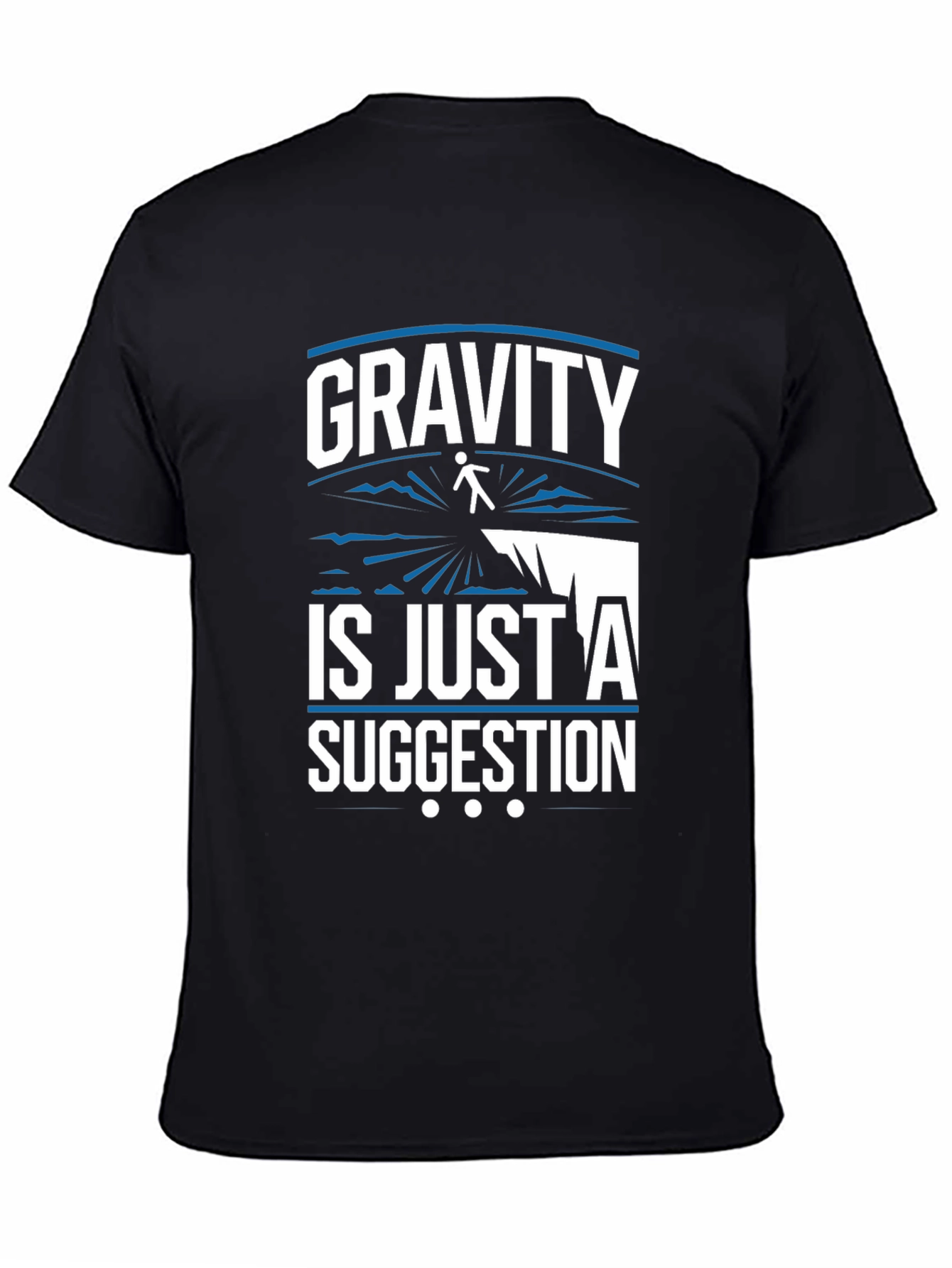 Gravity Suggestion Graphic Tee - Black