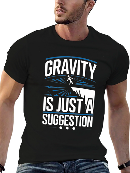 Gravity Suggestion Graphic Tee - Black