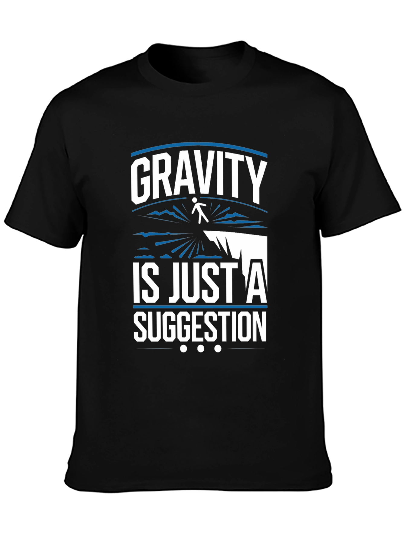 Gravity Suggestion Graphic Tee - Black