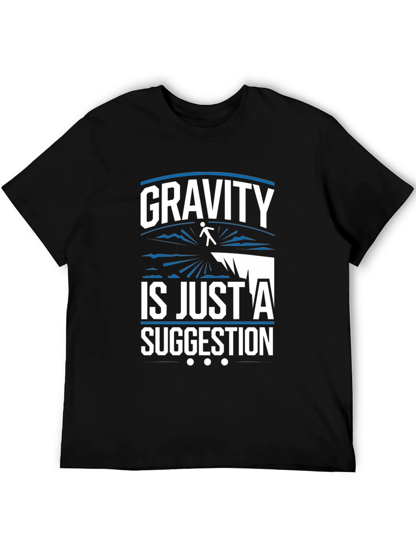Gravity Suggestion Graphic Tee - Black