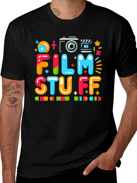 Film Stuff Graphic Tee - Movie Lover T-Shirt
