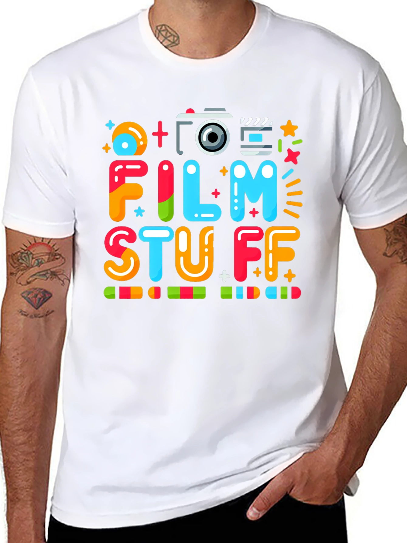 Film Stuff Graphic Tee - Movie Lover T-Shirt