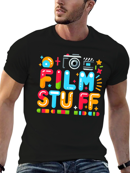 Film Stuff Graphic Tee - Movie Lover T-Shirt