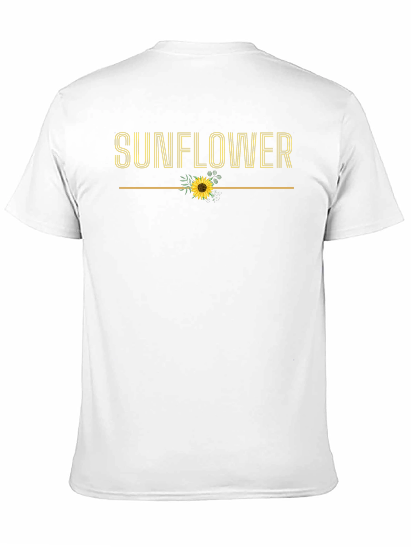Sunflower Graphic Tee - Trendy Floral Design