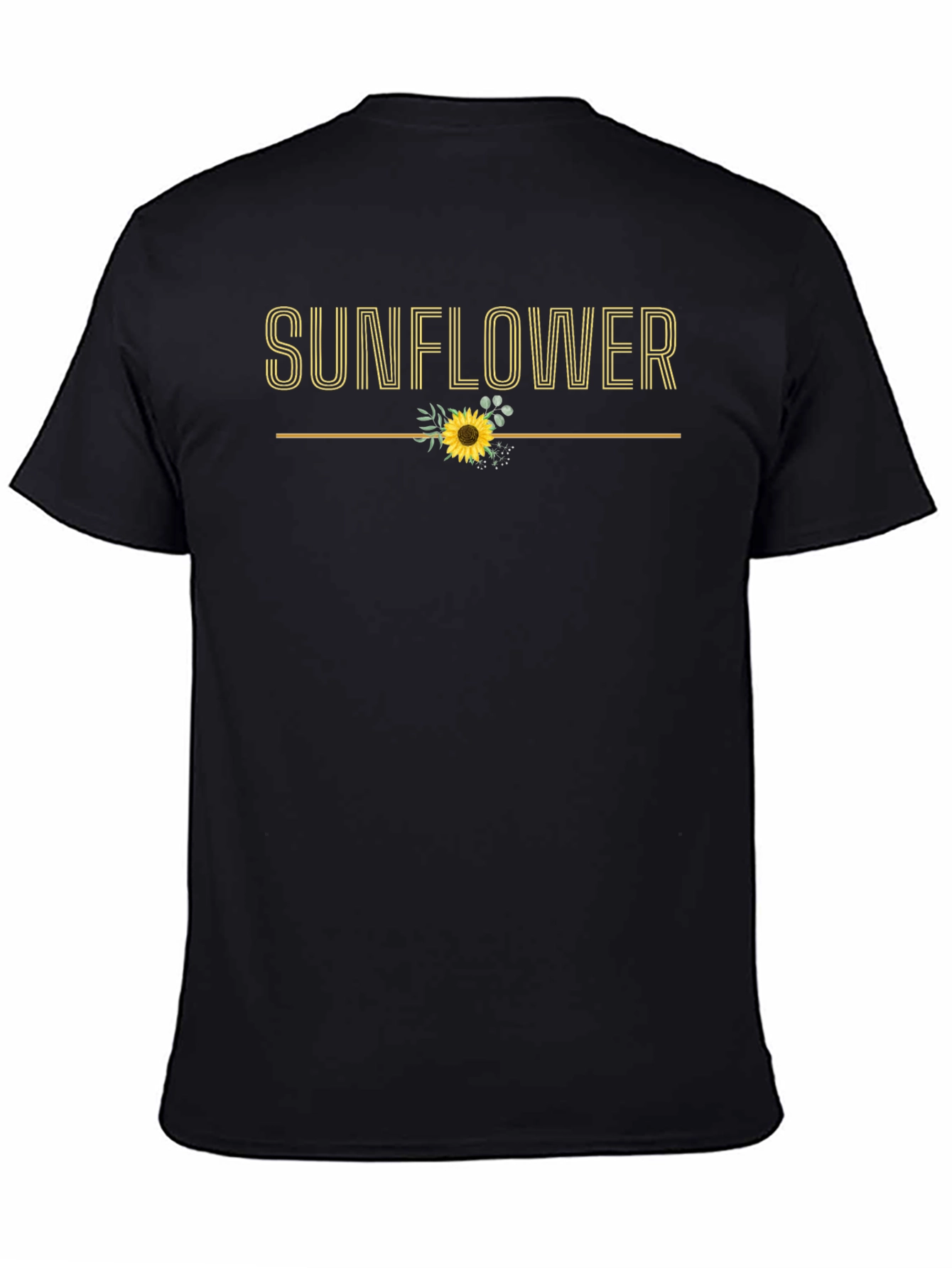 Sunflower Graphic Tee - Trendy Floral Design