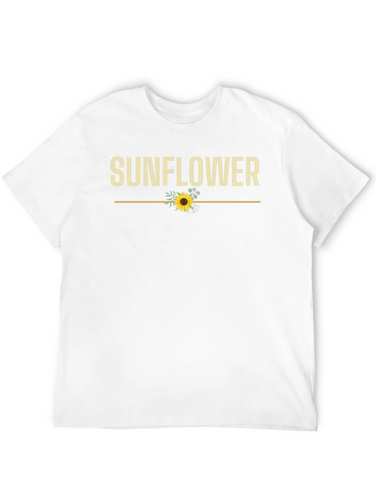 Sunflower Graphic Tee - Trendy Floral Design