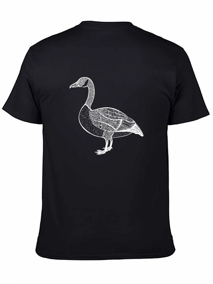 Goose Graphic Black T-Shirt - Wildlife Tee