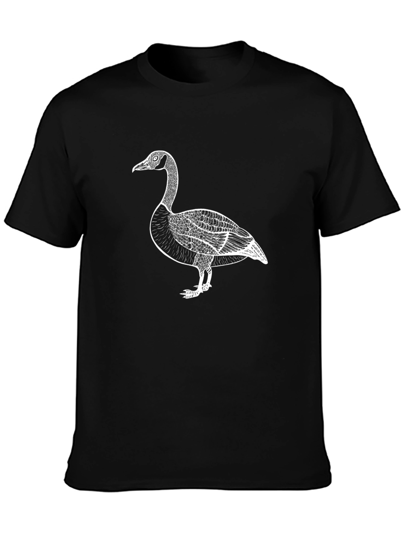 Goose Graphic Black T-Shirt - Wildlife Tee