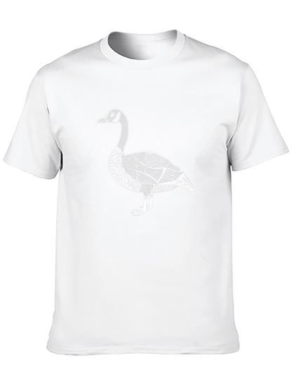 Goose Graphic Black T-Shirt - Wildlife Tee