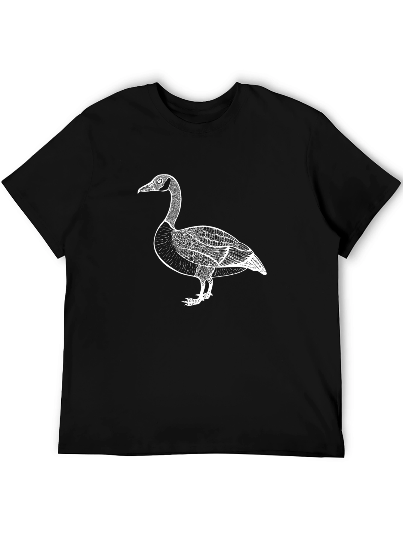 Goose Graphic Black T-Shirt - Wildlife Tee
