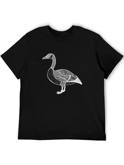 Goose Graphic Black T-Shirt - Wildlife Tee